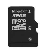 Kingston Micro SDHC 32GB Class 4 - SDC4/32GBSP