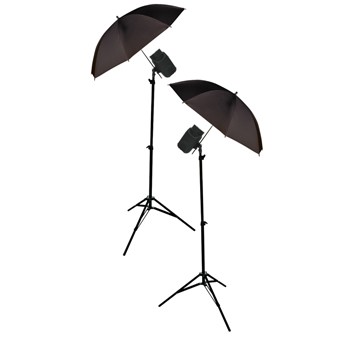 KÖNIG foto štúdio - 2x dáždniky, stojany, lampy 200W - KN-STUDIO7