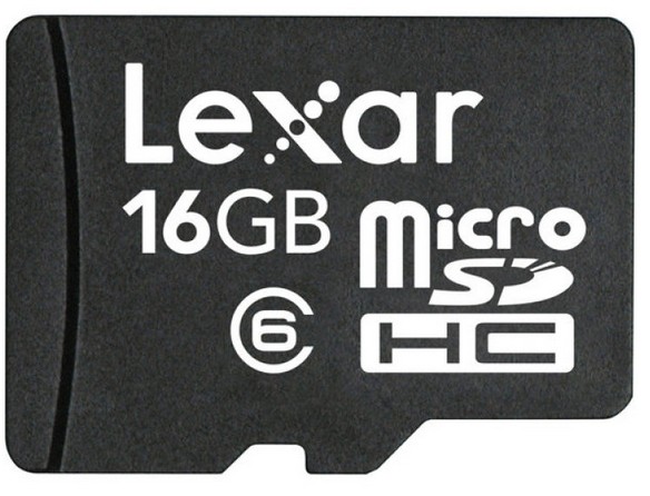 Lexar 16GB microSDHC bez adaptéru (Class 6)