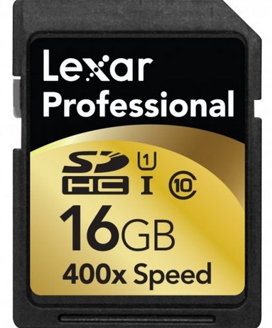 Lexar 16GB UHS-I SD 400x Professional (Class 10)