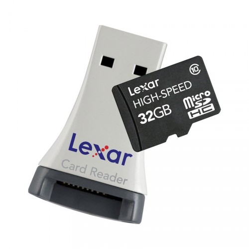 Lexar 32GB microSDHC HS 600x UHS-1 + USB (Class 10)