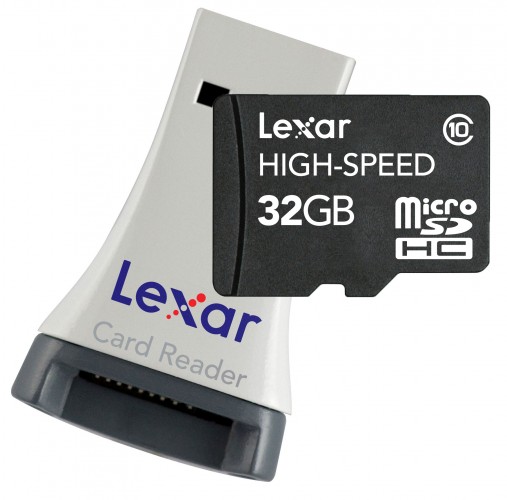 Lexar 32GB microSDHC HS s USB čtečkou (Class 10)