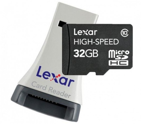 Lexar 32GB microSDHC HS s USB čtečkou (Class 10)