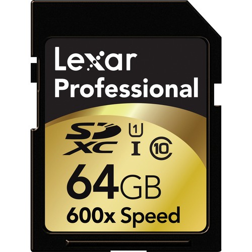 Lexar 64GB UHS-I SD 600x Professional (Class 10)