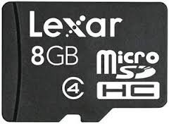 Lexar 8GB microSDHC s adaptérom (Class 4)