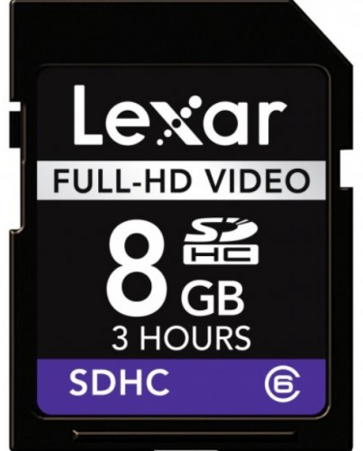 Lexar 8GB SDHC Full-HD Video (Class 6)