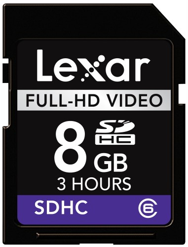 Lexar 8GB SDHC Full-HD Video (Class 6)