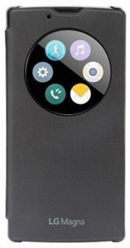 LG QUICKCIRCLE # flipové puzdro CCF-605 pre LG Magna - čierna
