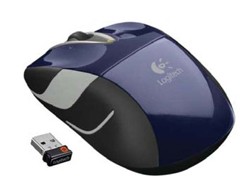 Logitech Wireless Mouse M525, modrá