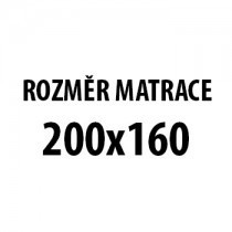 Lorika 21 - Matrace (200x160x21, poťah lurex)