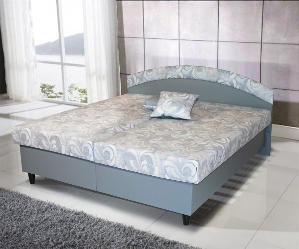 Čalúnená posteľ Corveta 180x200, vrátane matracov a úp -II. akosť