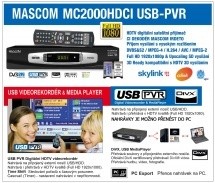 Mascom MC2000CRHDCI-USB ROZBALENO