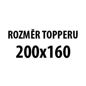 Matracový Topper Medium - 160x200x7