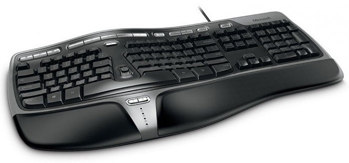 Microsoft Natural Ergonomic Keyboard 4000 USB (B2M-00023),čierna