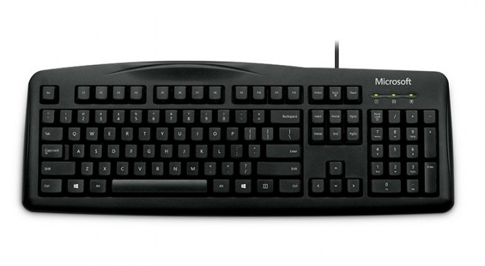 Microsoft Wired Keyboard 200 (JWD-00041), čierna