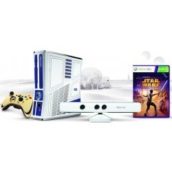 Microsoft XBOX 360 320GB Kinect Bundle + Star Wars HW