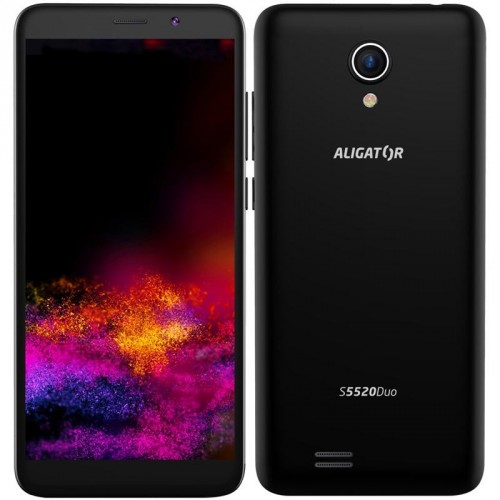 Mobilný telefón ALIGATOR S5520 Duo 1GB/16GB, čierny POUŽITÉ, NEOP