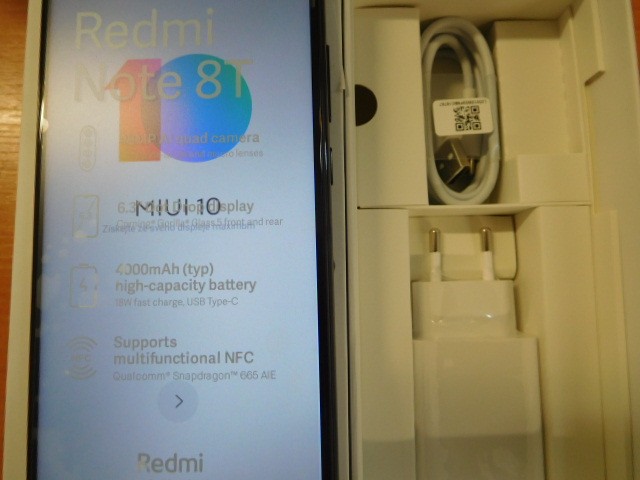 Mobilný telefón Xiaomi Redmi Note 8T 4GB/64GB, čierna ROZBALENÉ
