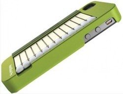 Musubo Matchbook gelskin pre iPhone 4 / 4S, olivovo zelená