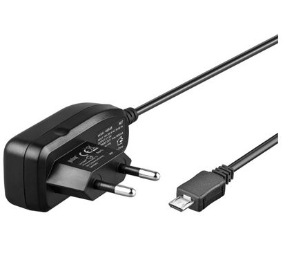 Nabíjací zdroj s konektorom micro USB pre mobilné telefóny na 230