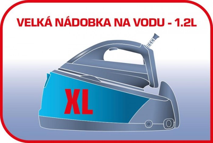 Napařovací žehlička Maxi Tefal Purely and Simply SV5020E0 modrá