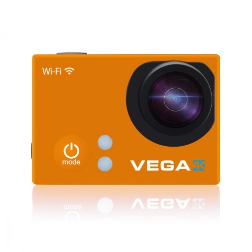 Sportovní kamera Niceboy VEGA 4K Orange + dálkové ovládání