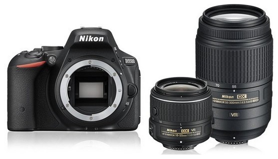 Nikon D5500 + 18-55mm VR II + 55-300VR KIT