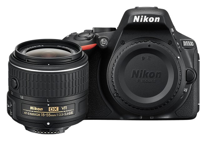 Nikon D5500 + 18-55mm VR II Black KIT