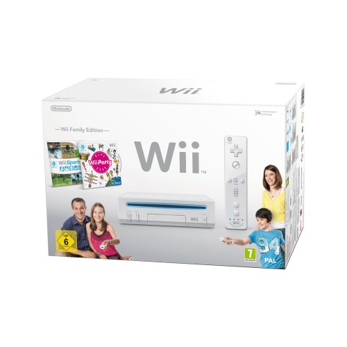 Nintendo Wii White + Wii Party + Wii Sports