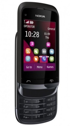 Nokia C2-02 Chrome Black BAZAR