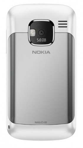 Nokia E5 Carbon Chalk White