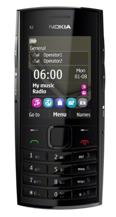 Nokia X2-02 Dark Silver (Dual-SIM)