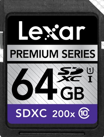 Lexar 64GB SDXC 200x Premium (Class 10)
