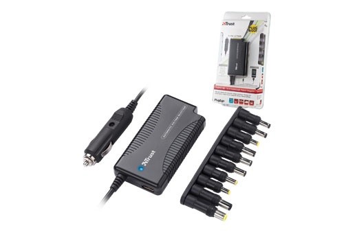 Plug&Go Slimline 90W Notebook Power Adapter - Car & Truck