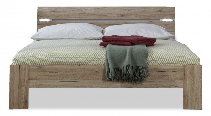 Madrid - Komplet, posteľ 160 cm (dub san remo)