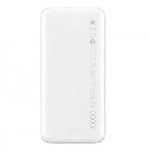 Powerbank Xiaomi Redmi Fast Charge 18W, 20000mAh, biela POUŽITÉ,