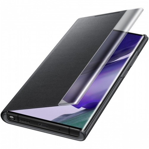 Puzdro pre Samsung Galaxy Note 20 Ultra, clear view flip, čierna