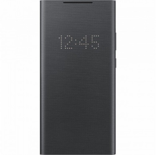 Puzdro pre Samsung Galaxy Note 20 Ultra, LED view flip, čierna