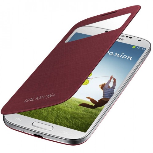 Puzdro pre Samsung Galaxy S4, červená
