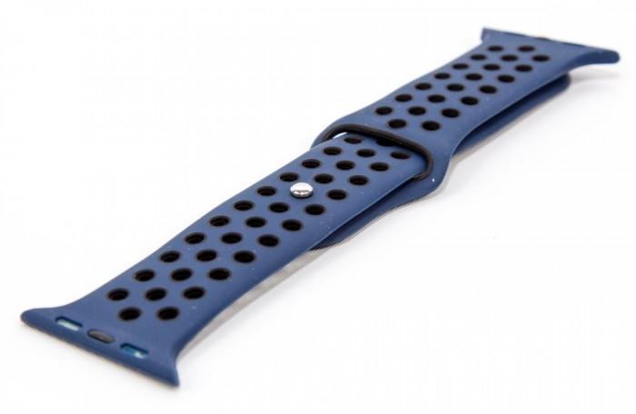 Značka IMMAX - Remienok pre Apple Watch 42/44 mm a Immax SW10, modrá/čierna