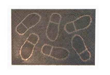 Rohožka guma s hroty,40x60cm (guma,stopy,čierná)