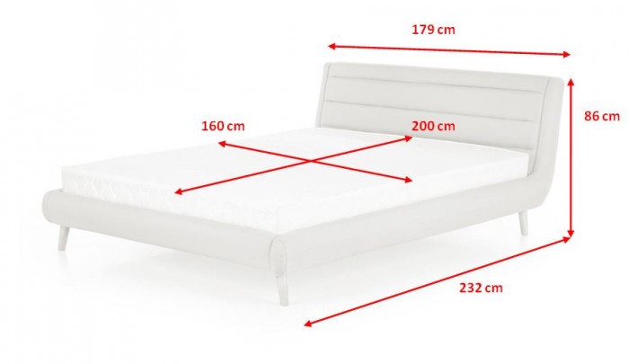 Čalúnená posteľ Elanda 160x200 - II. akosť