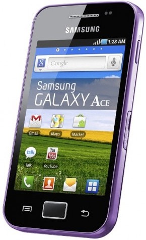 Samsung Galaxy Ace (S5830), fialový