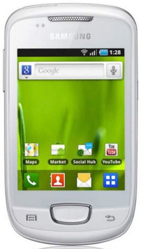 Samsung Galaxy mini (S5570i), biely