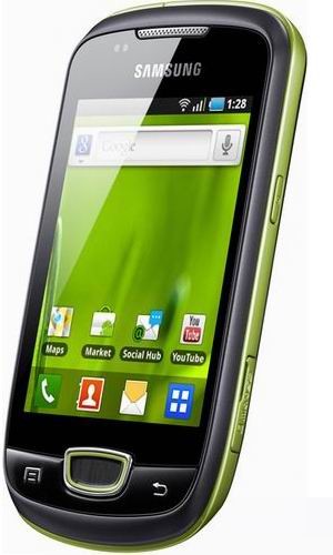 Samsung Galaxy mini (S5570i), zelený
