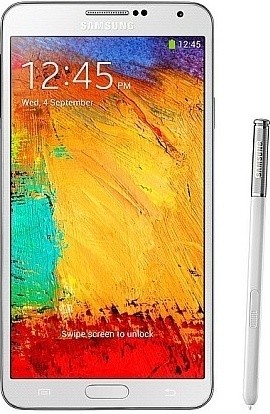 Samsung Galaxy Note III (N9005), biely