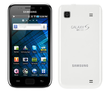 Samsung Galaxy S, biely
