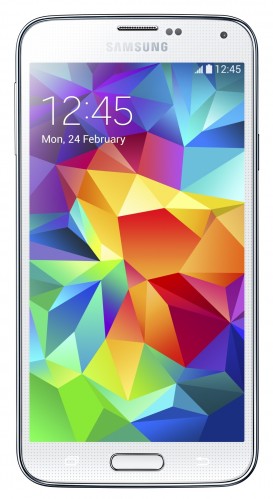 Samsung Galaxy S5 (SM-G900), biely