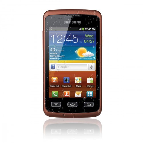 Samsung Galaxy Xcover (S5690), čierny-oranžový