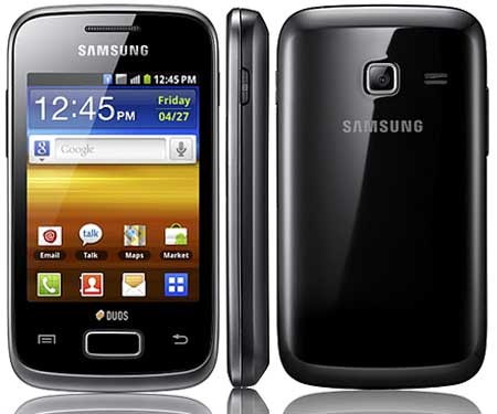 Samsung Galaxy Y Duos (S6102), čierny